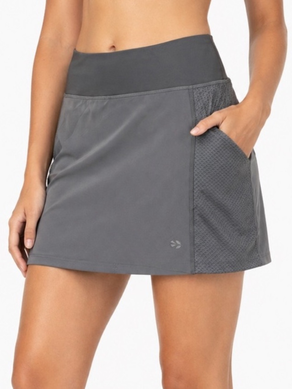NWOT GoLite Small Dark Grey Athletic Skort Stretch Hiking Tennis Pockets